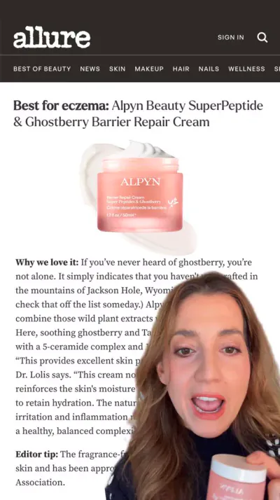 Facial Cream Moisturizer | Super Peptide & Ghostberry Moisturizer