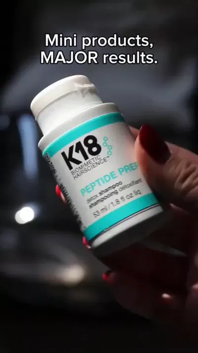 mini DAMAGE SHIELD pH-Balanced Protective Shampoo | K18Hair
