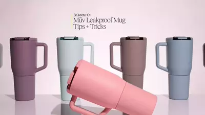 Müv 35oz Insulated Coffee Mug with Handle - Onyx Leopard | BrüMate