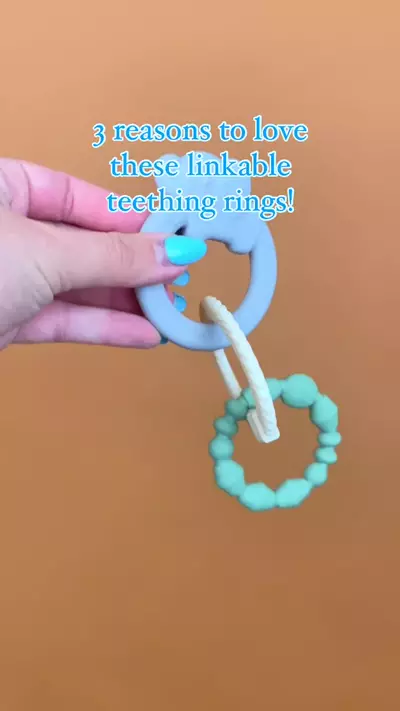 Itzy Loops™ Linkable Teething Ring Set – Itzy Ritzy