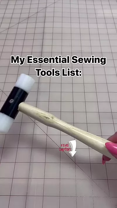 Nylon Mallet Seam Pounder - Professional Bag Making Tool | Sew