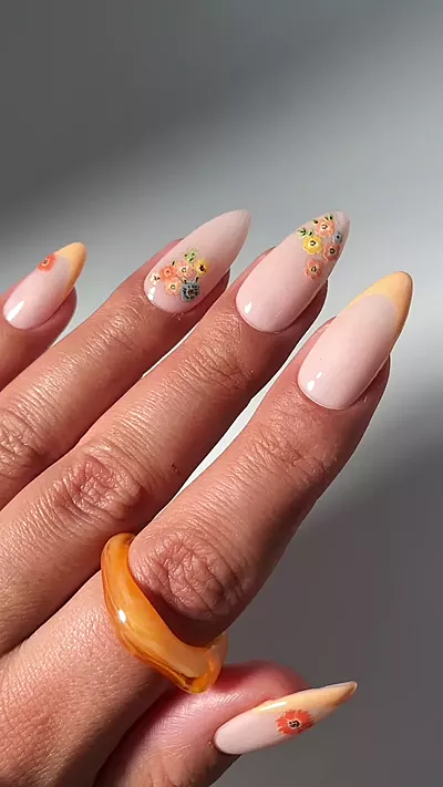 Sierra Sunset One Step Gel Polish | Warm Peach Nude | Ezmio Beauty